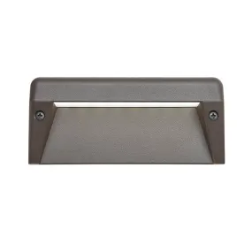 12V 6" LED Surface Mount Step Light 2700K Textured Architectural Bronze