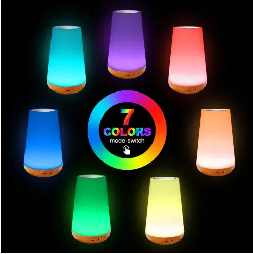 13 Color Changing Night Light Lamp - Portable LED Mood Light