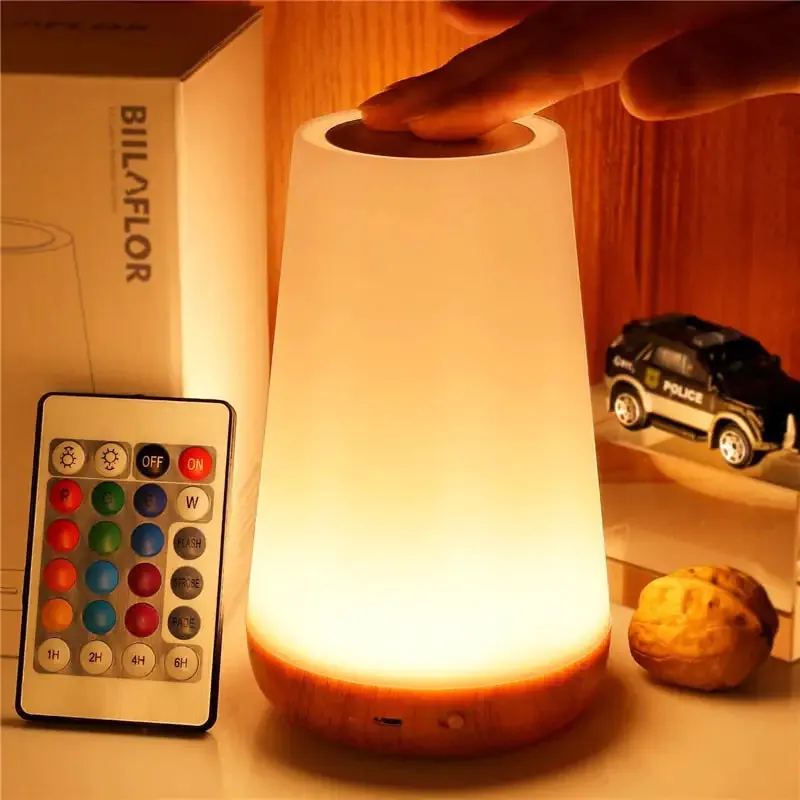 13 Color Changing Night Light Lamp - Portable LED Mood Light