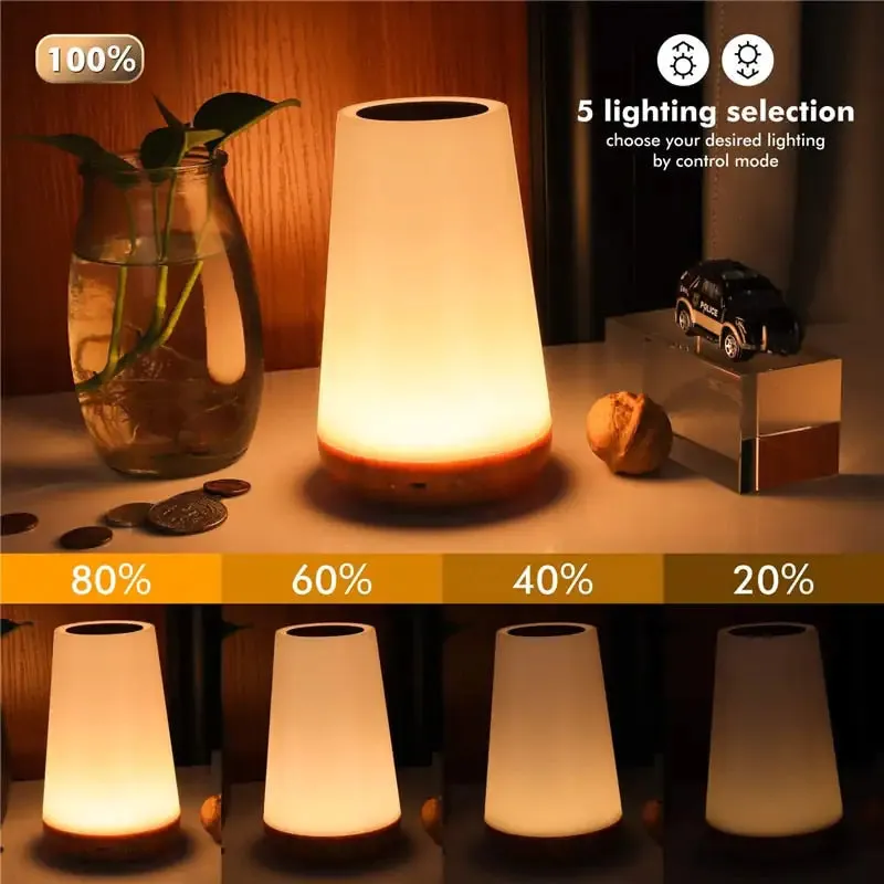 13 Color Changing Night Light Lamp - Portable LED Mood Light