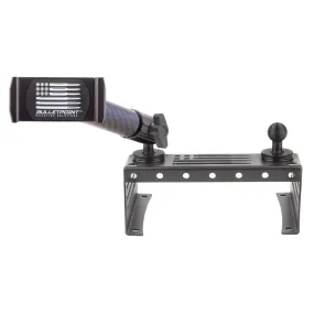 2022 Ford F250/F350/450 Super Duty (Tremor Off-Road   SYNC 4) Universal Dual 20mm Ball Dash Phone Mount