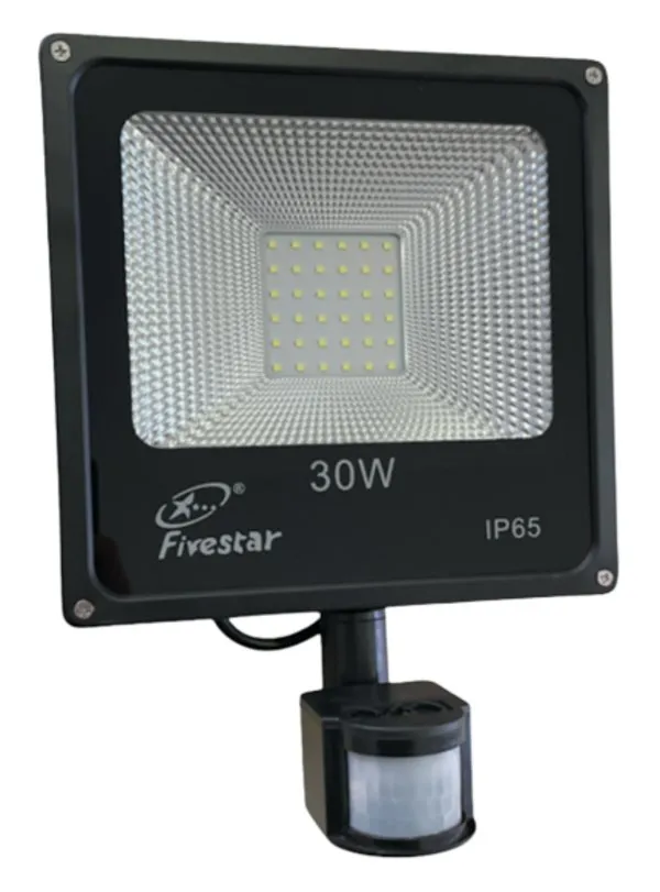 30W SMD LED Motion Sensor Flood Light - Fivestar
