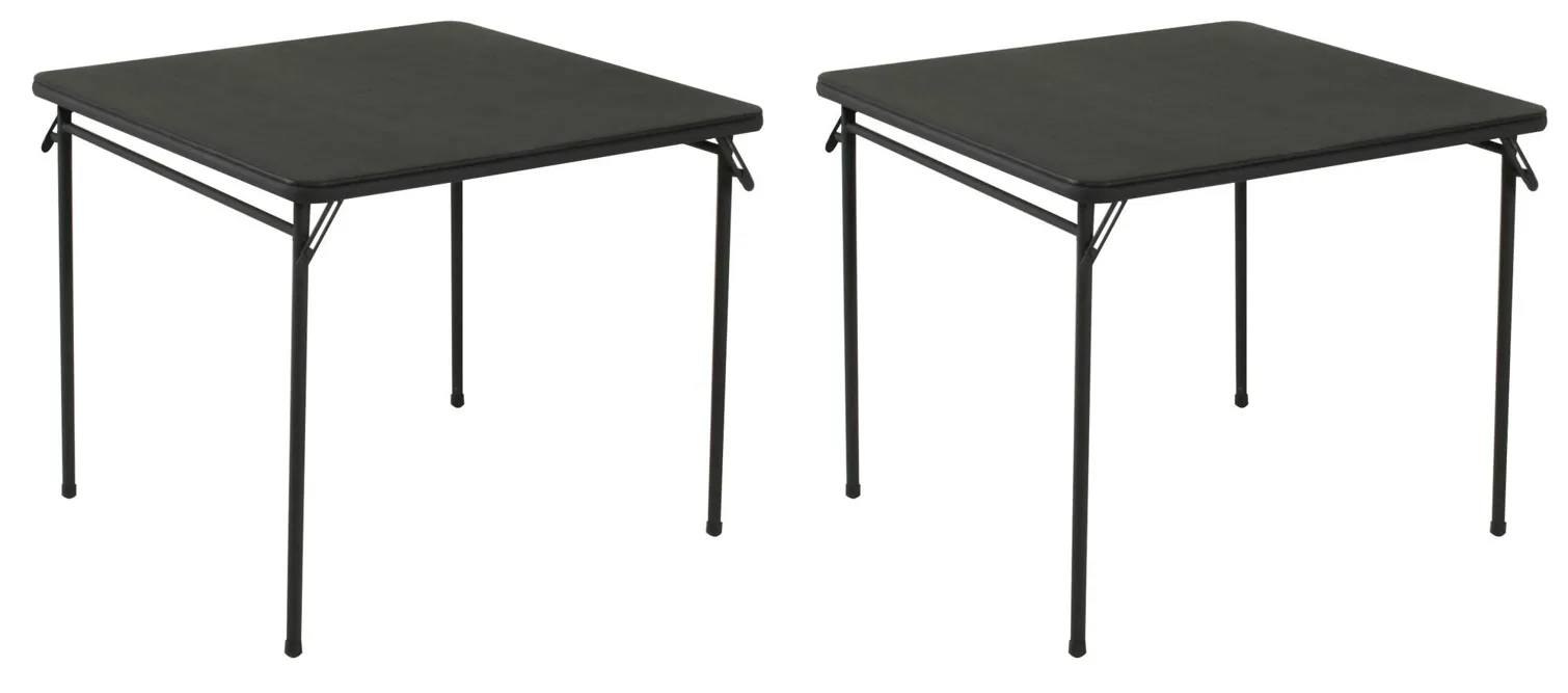 34" Vinyl Top Folding Table