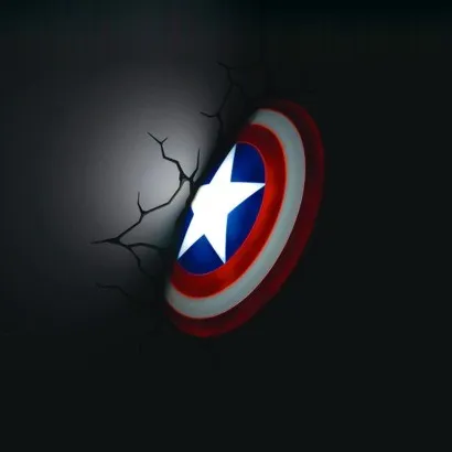 3D Light FX -Captain America Shield 3D Deco Light