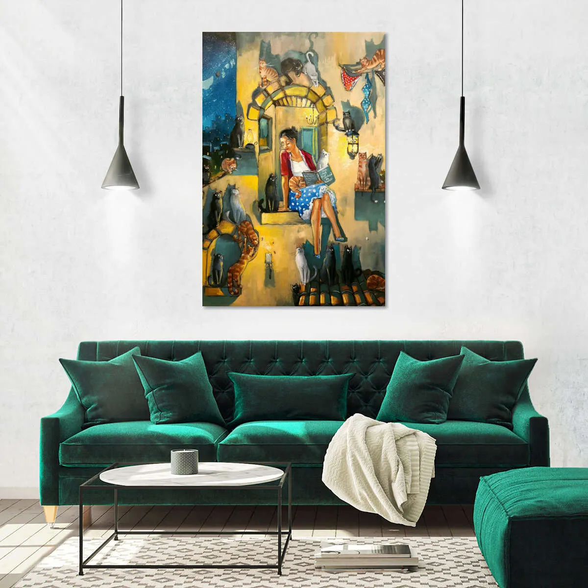 A Crazy Cat Lady Wall Art