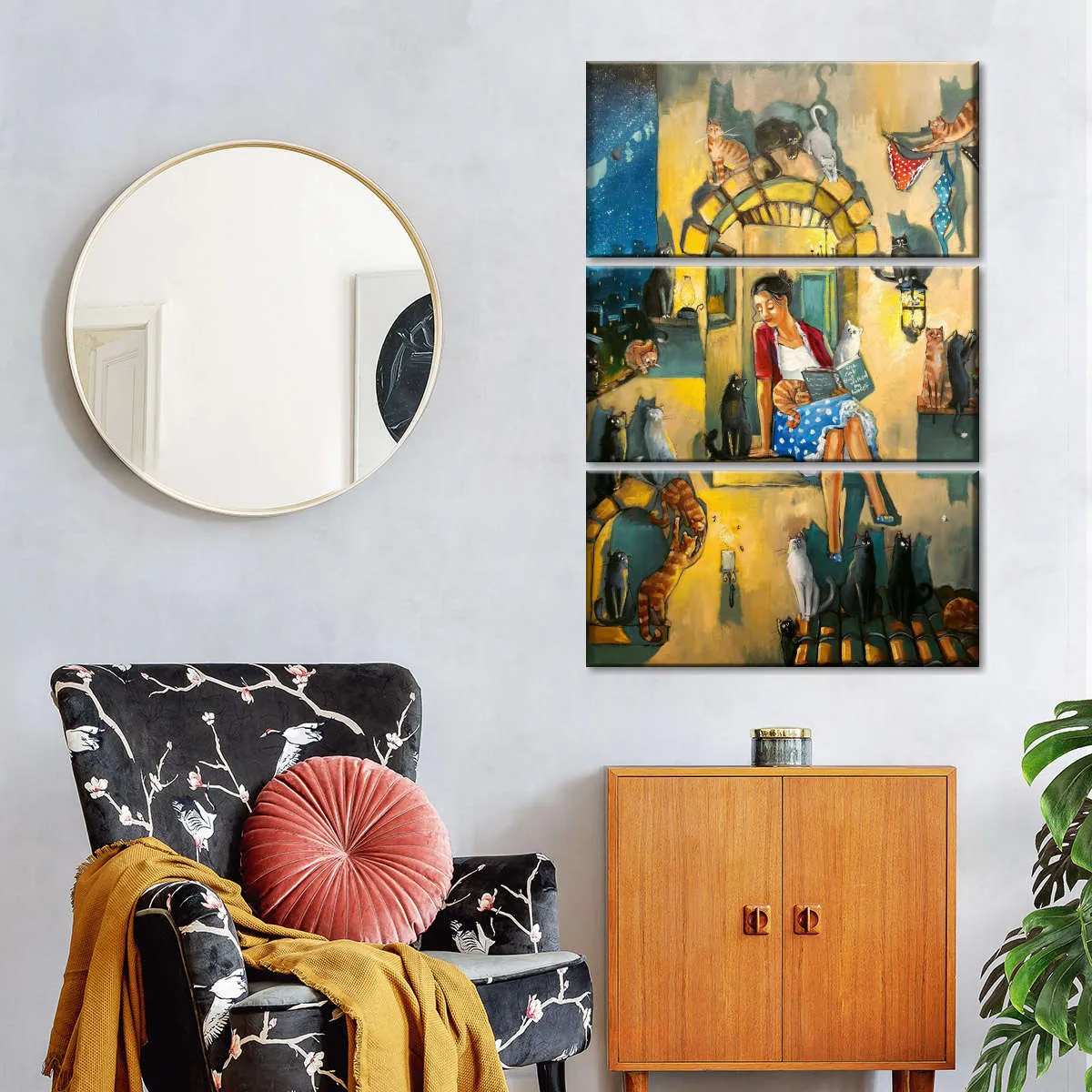 A Crazy Cat Lady Wall Art