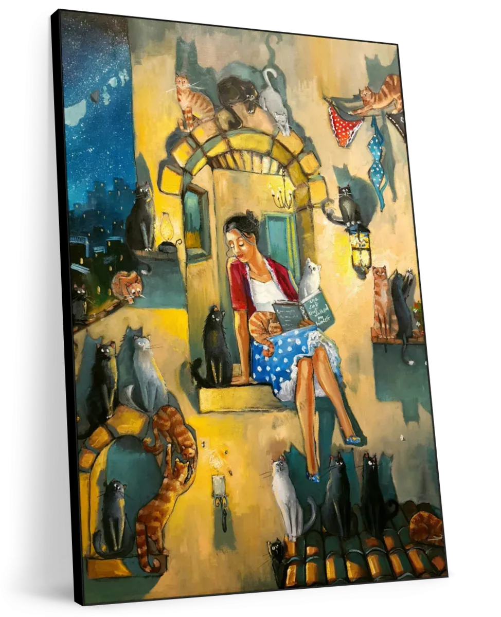 A Crazy Cat Lady Wall Art