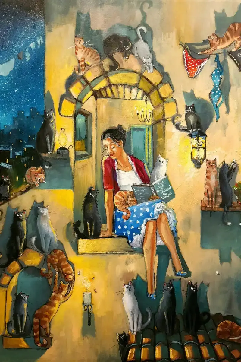 A Crazy Cat Lady Wall Art