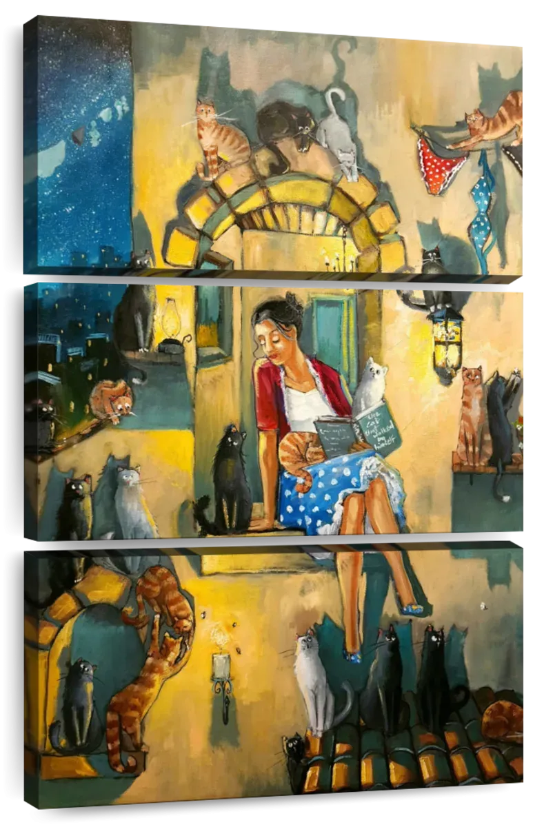 A Crazy Cat Lady Wall Art