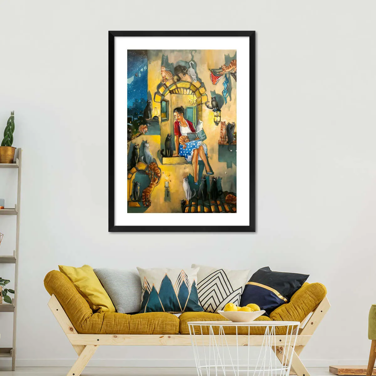 A Crazy Cat Lady Wall Art