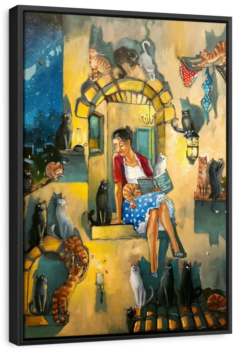 A Crazy Cat Lady Wall Art
