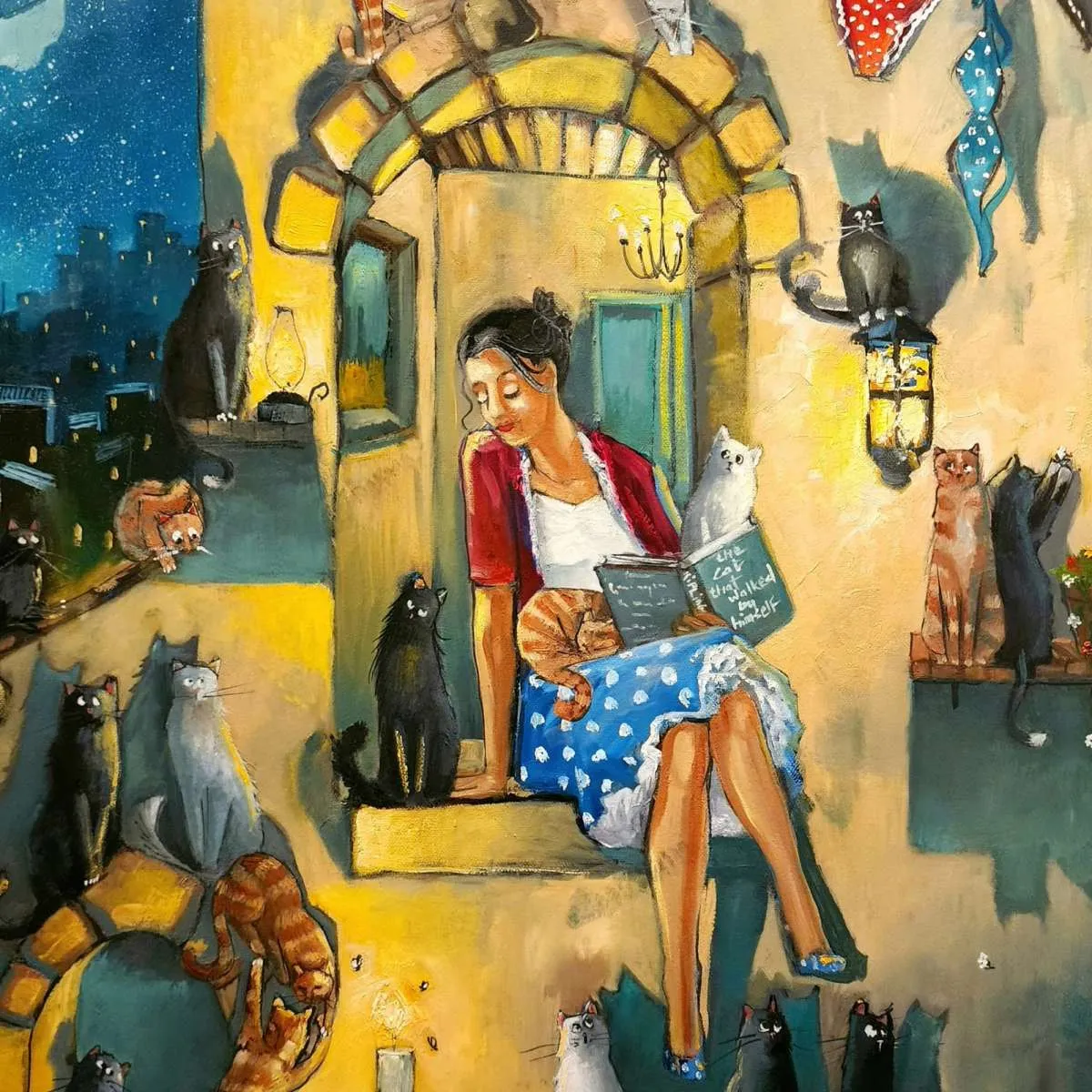 A Crazy Cat Lady Wall Art