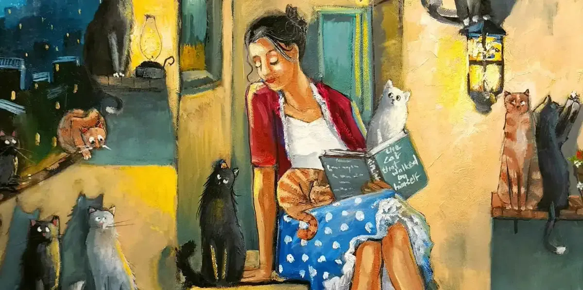 A Crazy Cat Lady Wall Art