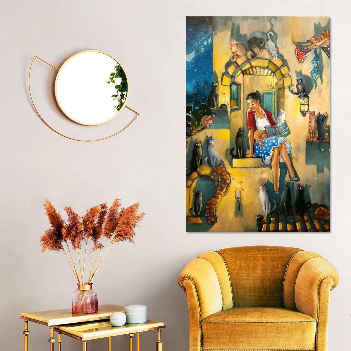 A Crazy Cat Lady Wall Art