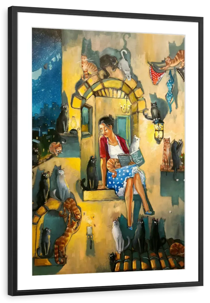 A Crazy Cat Lady Wall Art