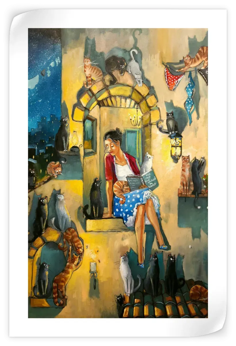 A Crazy Cat Lady Wall Art