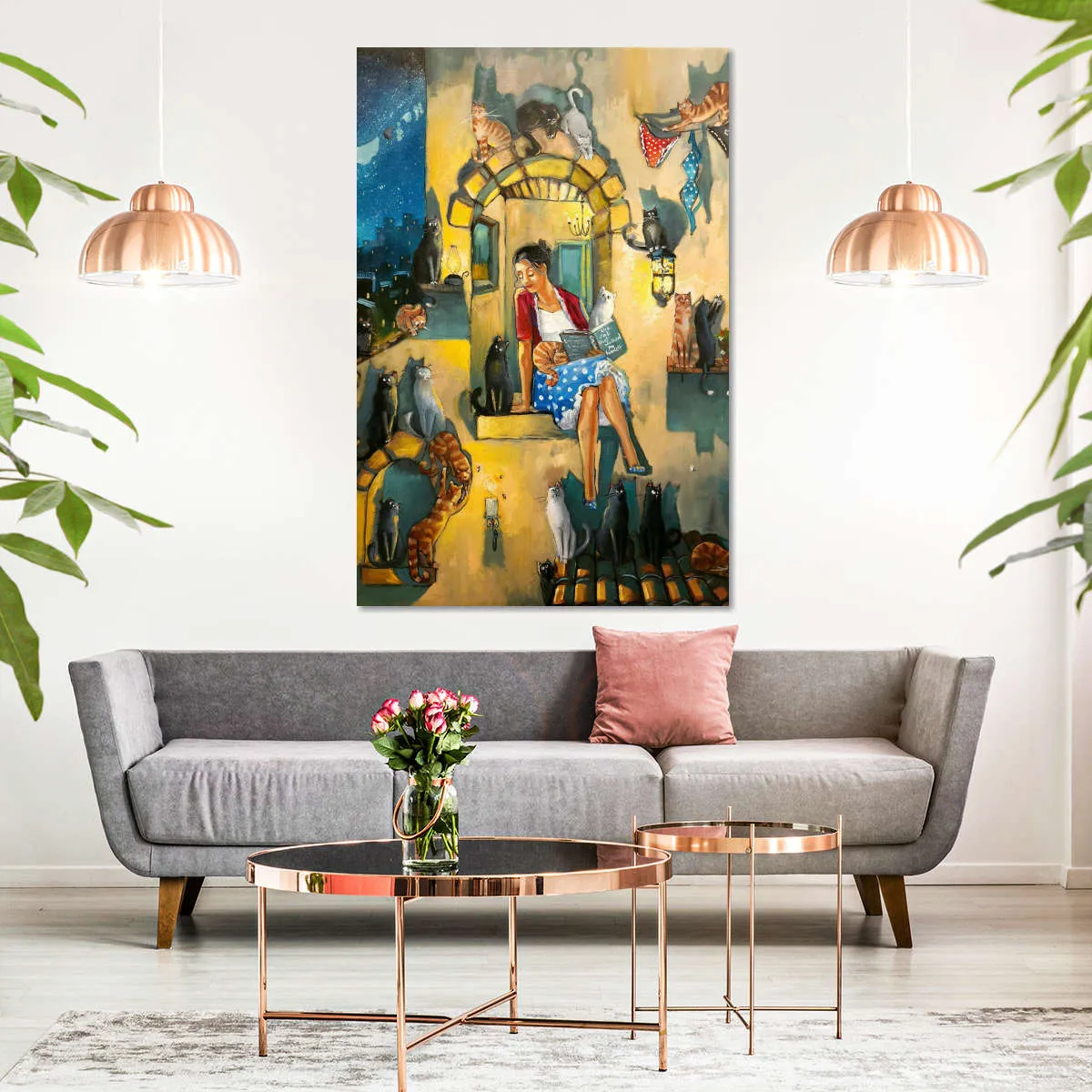 A Crazy Cat Lady Wall Art