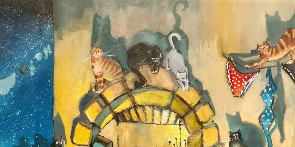 A Crazy Cat Lady Wall Art