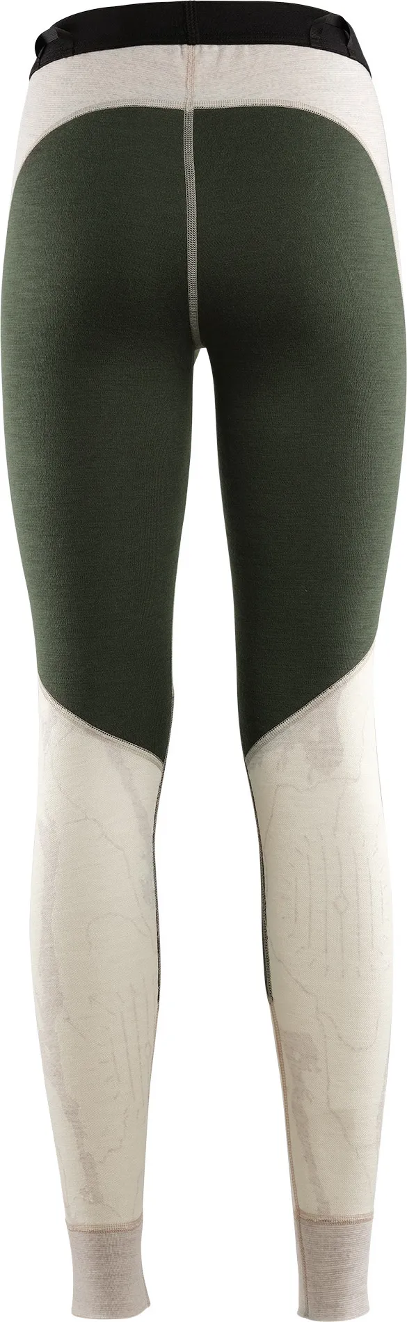 Aclima Women&#x27;s Lars Monsen Femunden Longs Beige Melange/Olive Night/Femunden Light | Buy Aclima Women&#x27;s Lars Monsen Femunden Longs Beige Melange/Olive Night/Femunden Light here | Outnorth