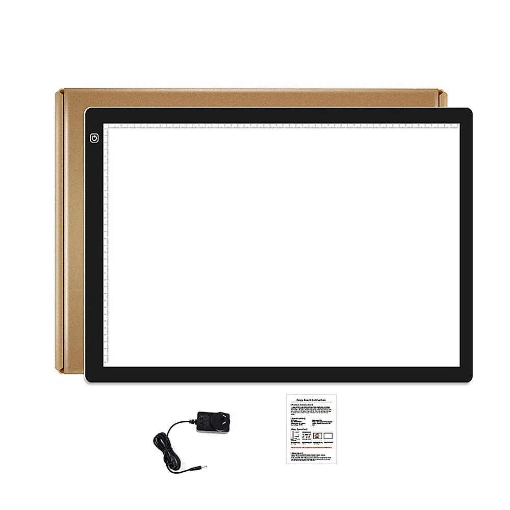 Adjustable Brightness A2 LED Light Box Tracing Board 3-Levels