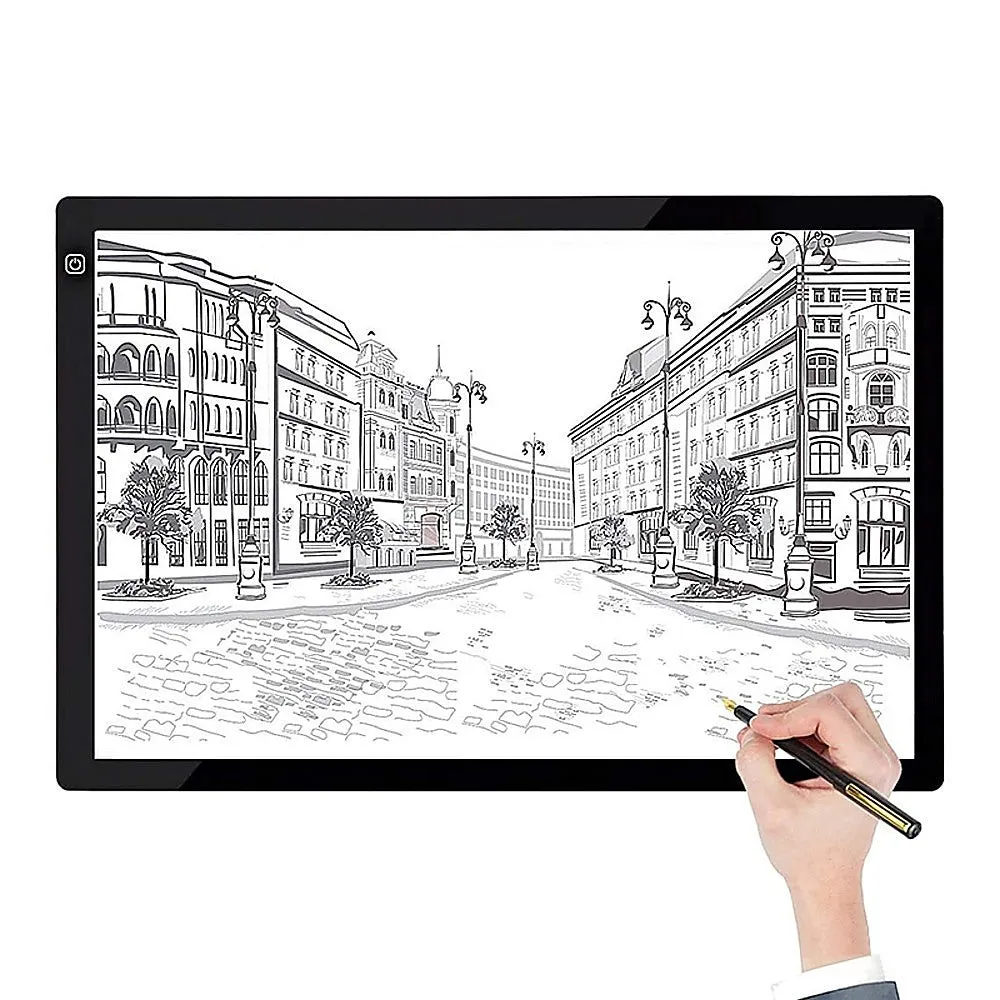 Adjustable Brightness A2 LED Light Box Tracing Board 3-Levels