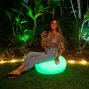 AirCandy Illuminated LED Inflatable Ottoman