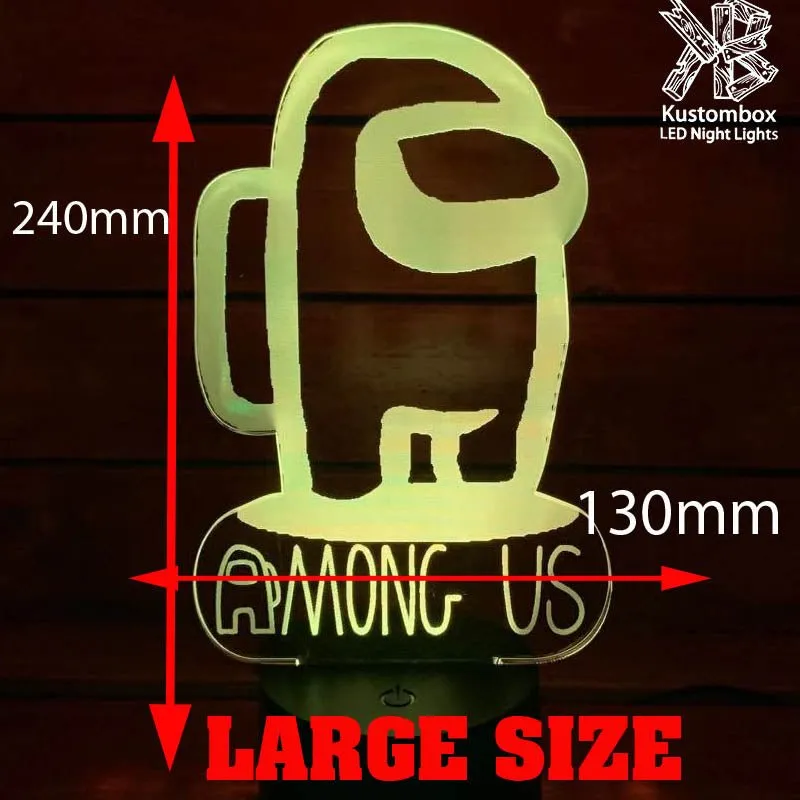 AMONG US IMPOSTER CREWMATES 3D LED Night Light Lamp