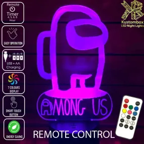 AMONG US IMPOSTER CREWMATES 3D LED Night Light Lamp