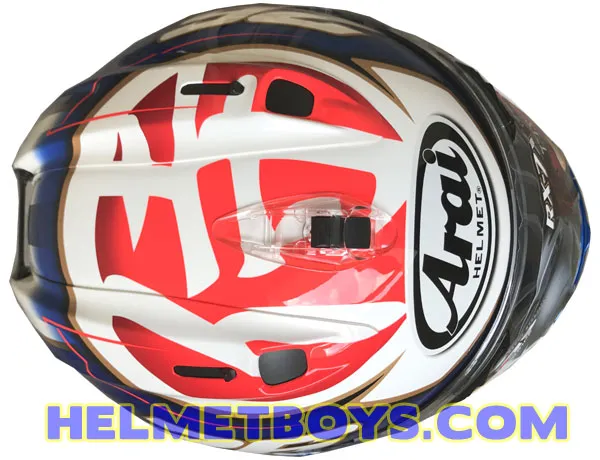 ARAI RX7X Full Face Motorcycle Helmet Pedrosa Samurai