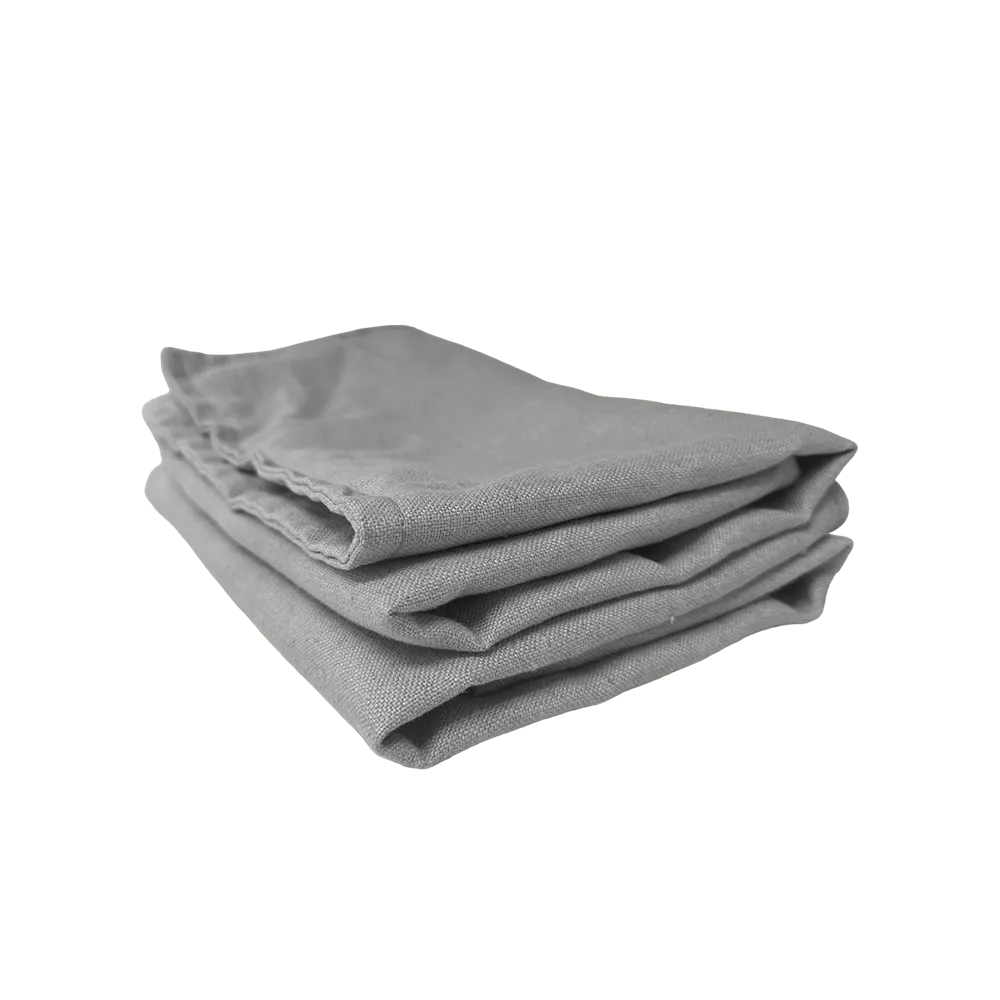 Arizona Ottoman - Light Grey Canvas