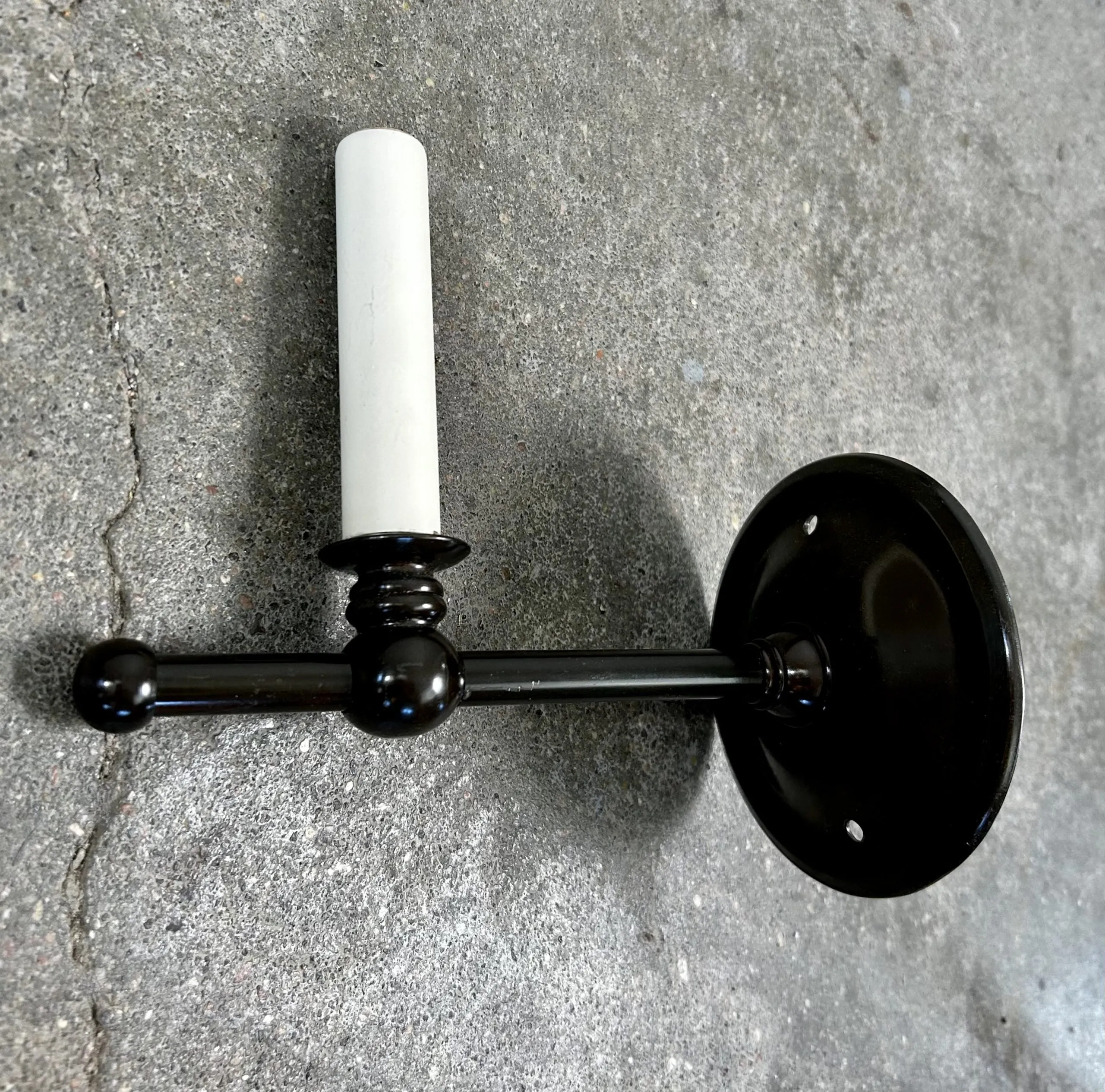 Aurora Lampworks Wall Light, Bronze Candlestick - 6 Available
