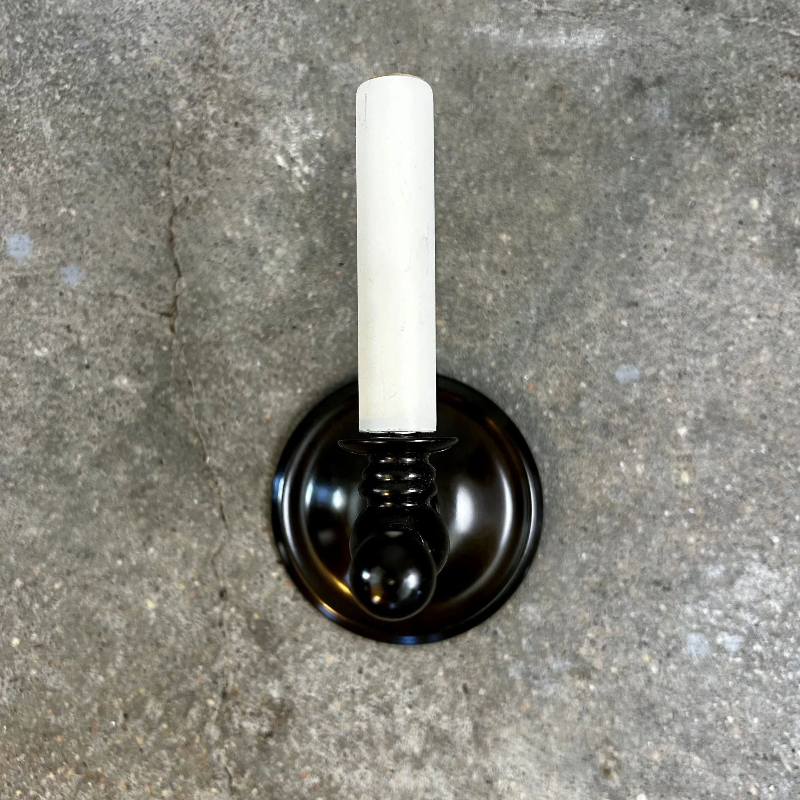 Aurora Lampworks Wall Light, Bronze Candlestick - 6 Available