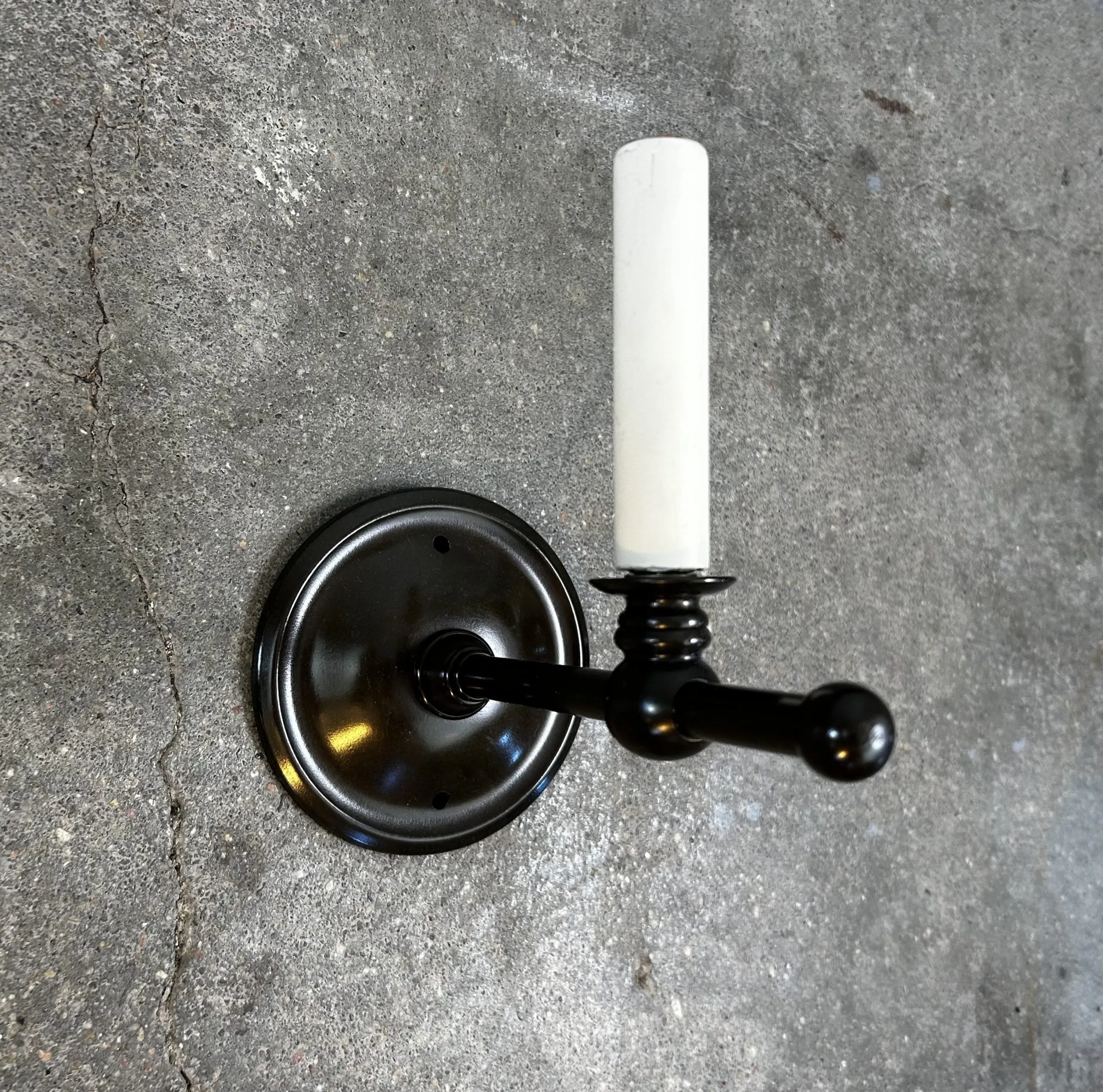 Aurora Lampworks Wall Light, Bronze Candlestick - 6 Available