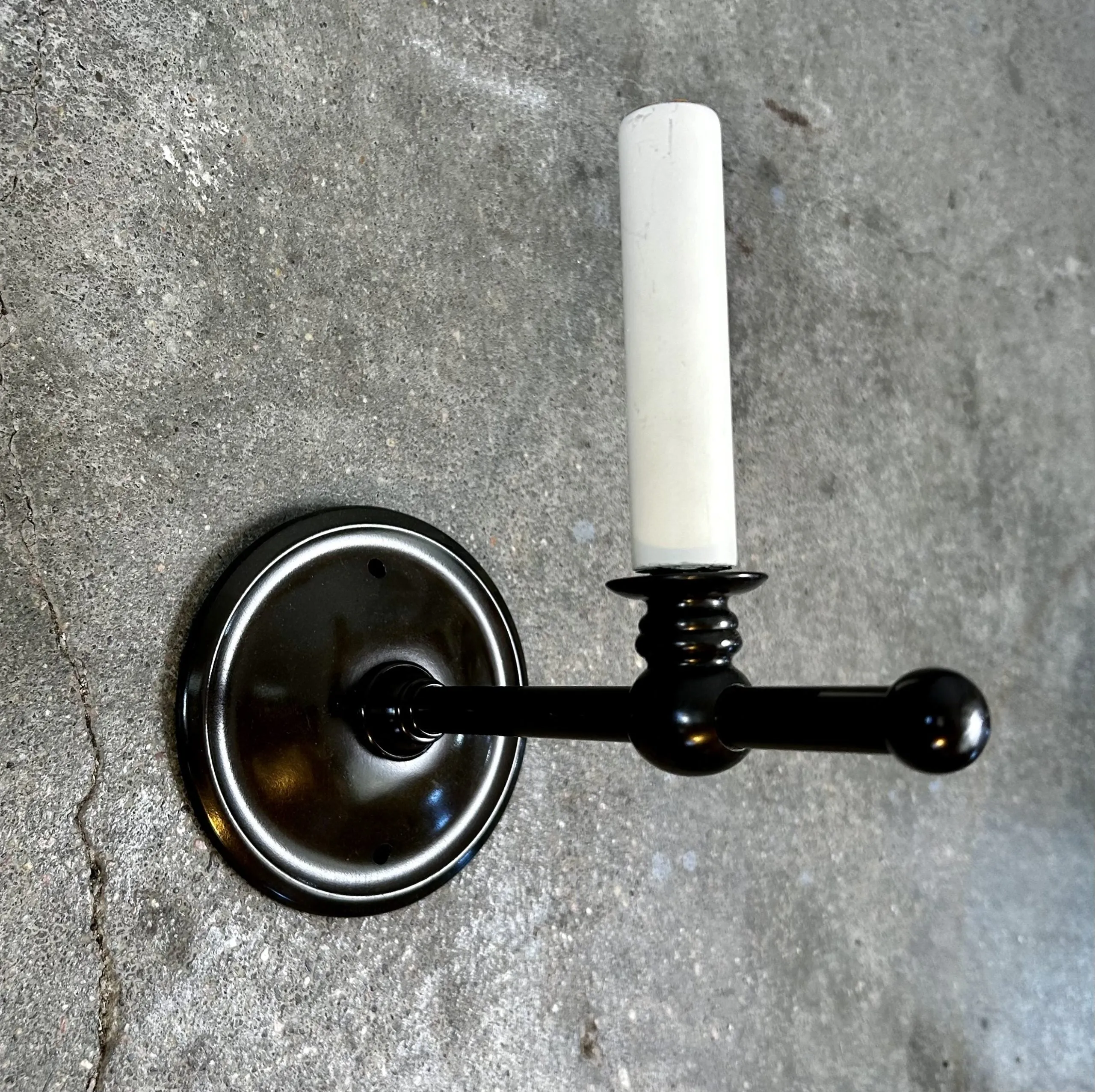 Aurora Lampworks Wall Light, Bronze Candlestick - 6 Available