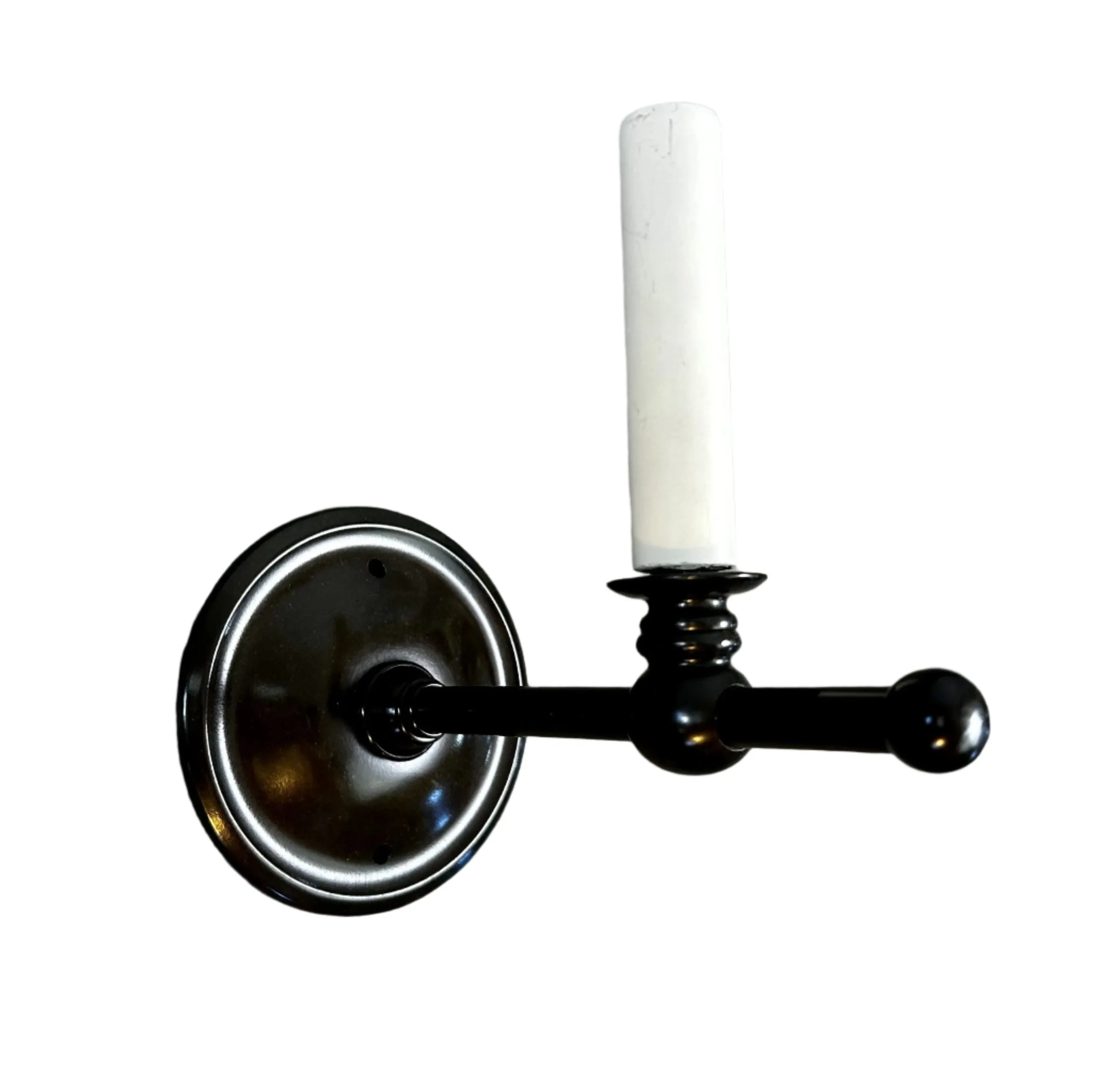 Aurora Lampworks Wall Light, Bronze Candlestick - 6 Available