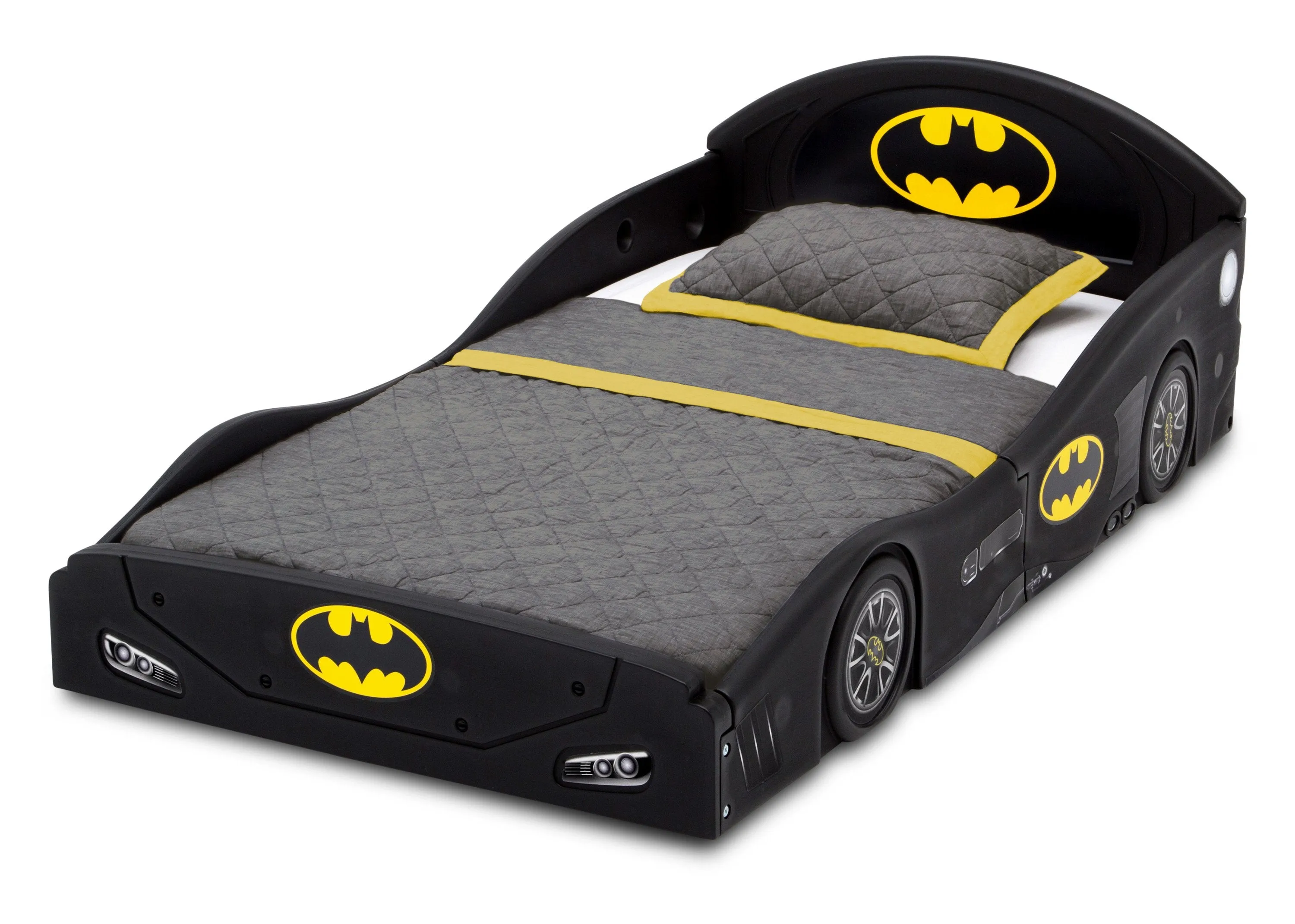 Batman Batmobile Plastic Sleep and Play Toddler Bed