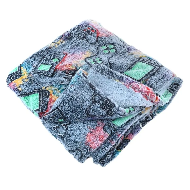 Blanket Flannel Fleece Glow In The Dark 127cm x 195cm Single Bed