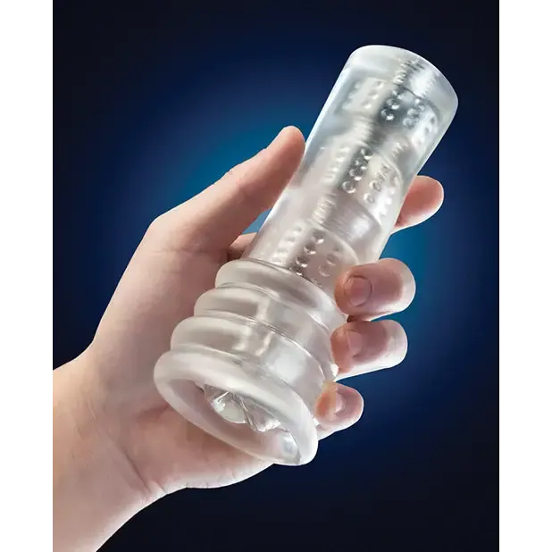 Blush RIZE! Luz Glow in the Dark Self-Lubricating Stroker Clear