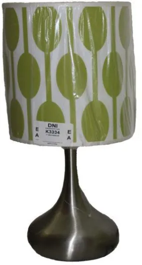 Brushed Steel Mini Droplet Table Lamp