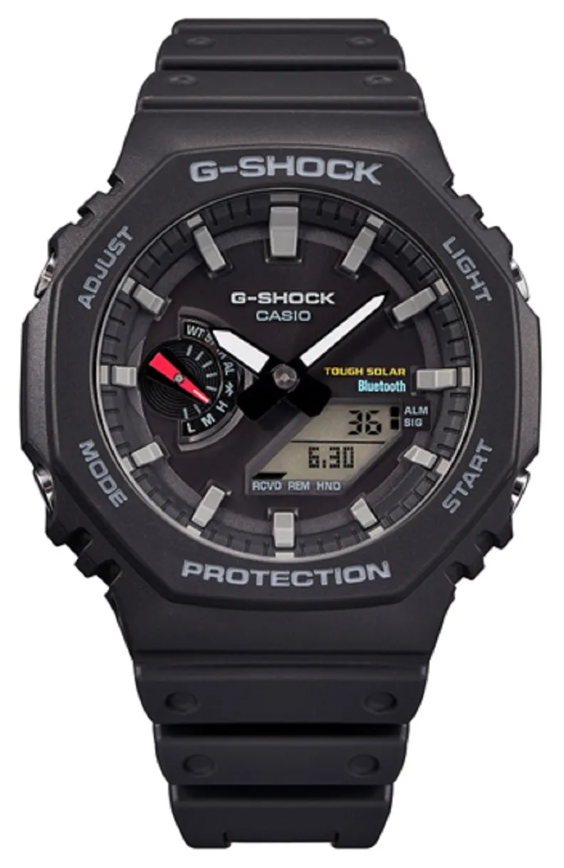 Casio G-shock GA-B2100-1A Digital Analog Rubber Strap Watch For Men