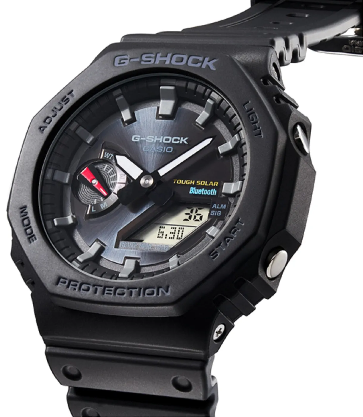 Casio G-shock GA-B2100-1A Digital Analog Rubber Strap Watch For Men