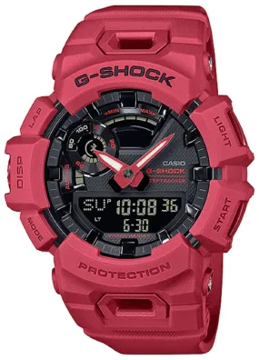 Casio G-shock GBA-900RD-4A Bluetooth Digital Analog Rubber Strap Watch For Men