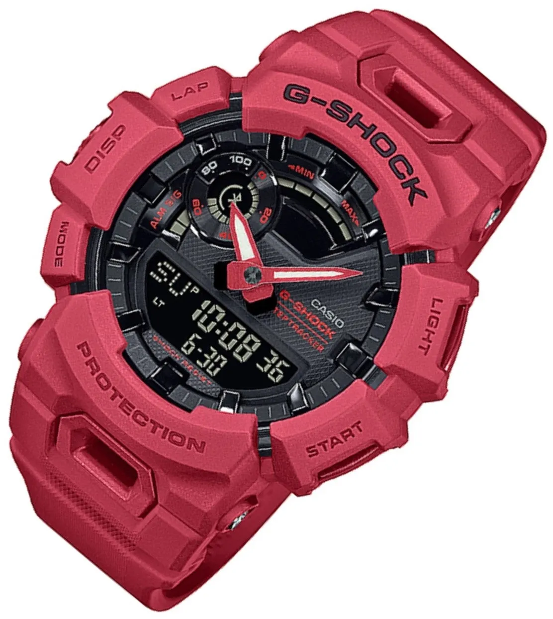 Casio G-shock GBA-900RD-4A Bluetooth Digital Analog Rubber Strap Watch For Men
