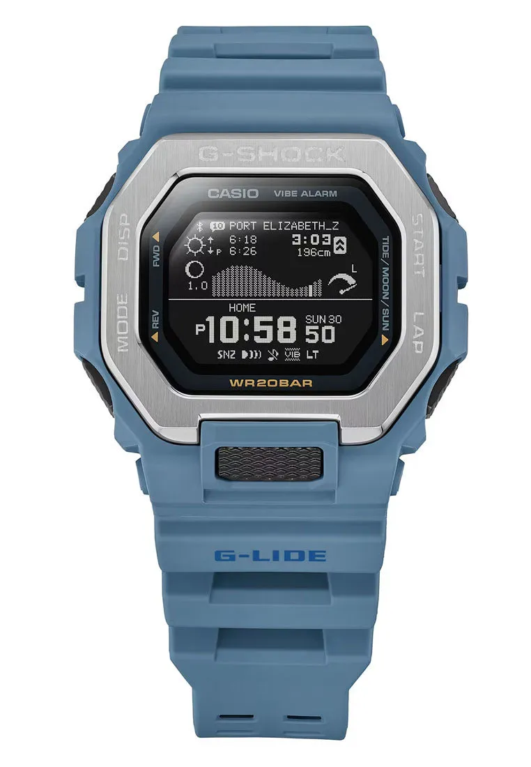 Casio G-shock GBX-100-2ADR Digital Rubber Strap Bluetooth Watch for Men