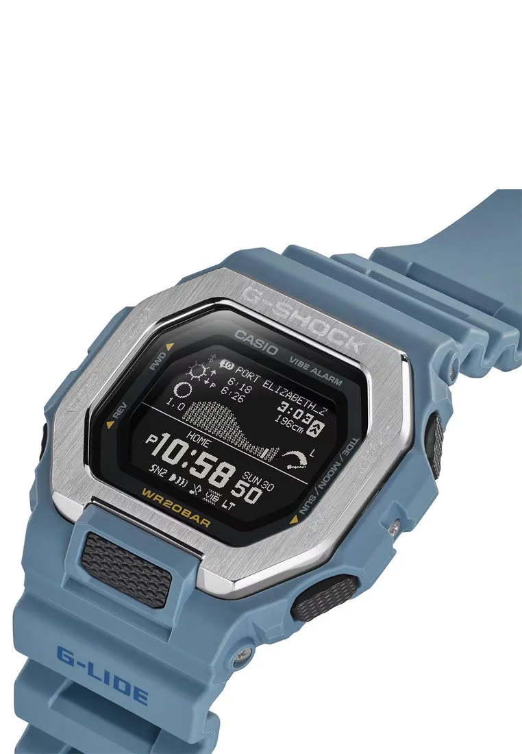 Casio G-shock GBX-100-2ADR Digital Rubber Strap Bluetooth Watch for Men