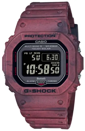 Casio G-shock GW-B5600SL-4DR Bluetooth Solar Digital Rubber Strap Watch