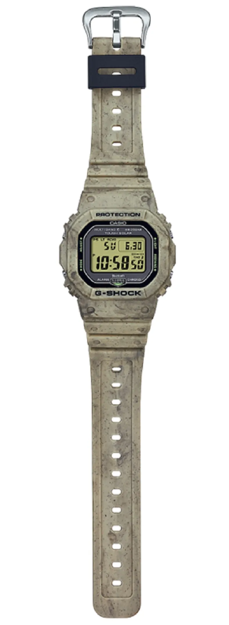 Casio G-shock GW-B5600SL-5DR Bluetooth Solar Digital Rubber Strap Watch