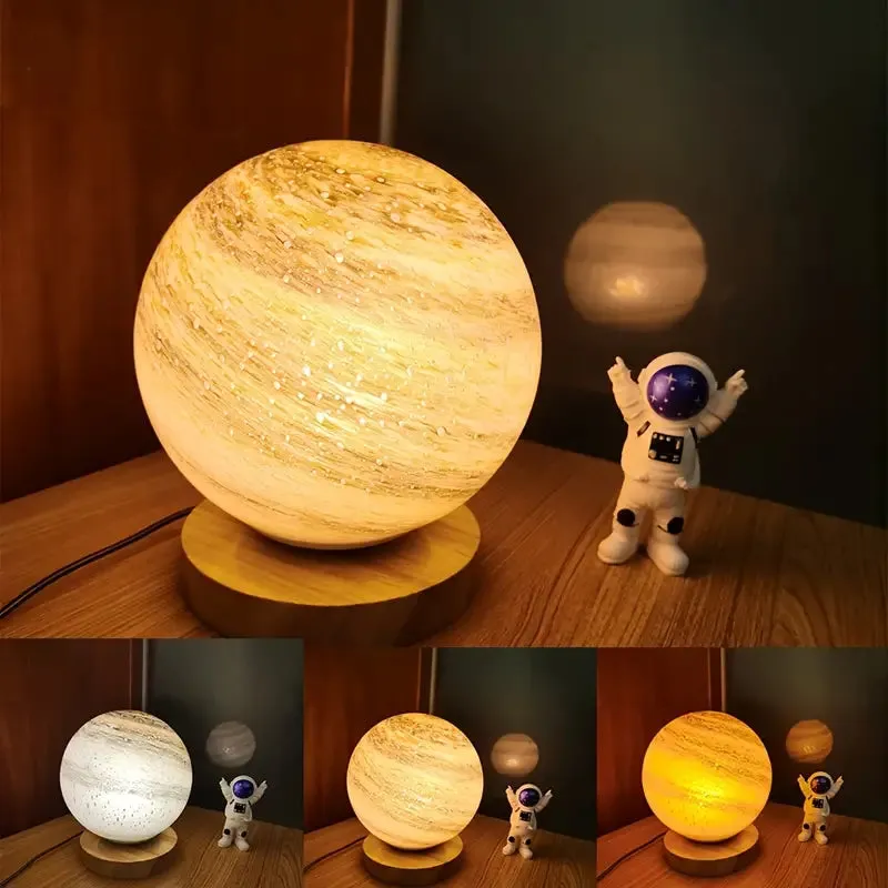 Celestial Glow 3D Glass Lamp