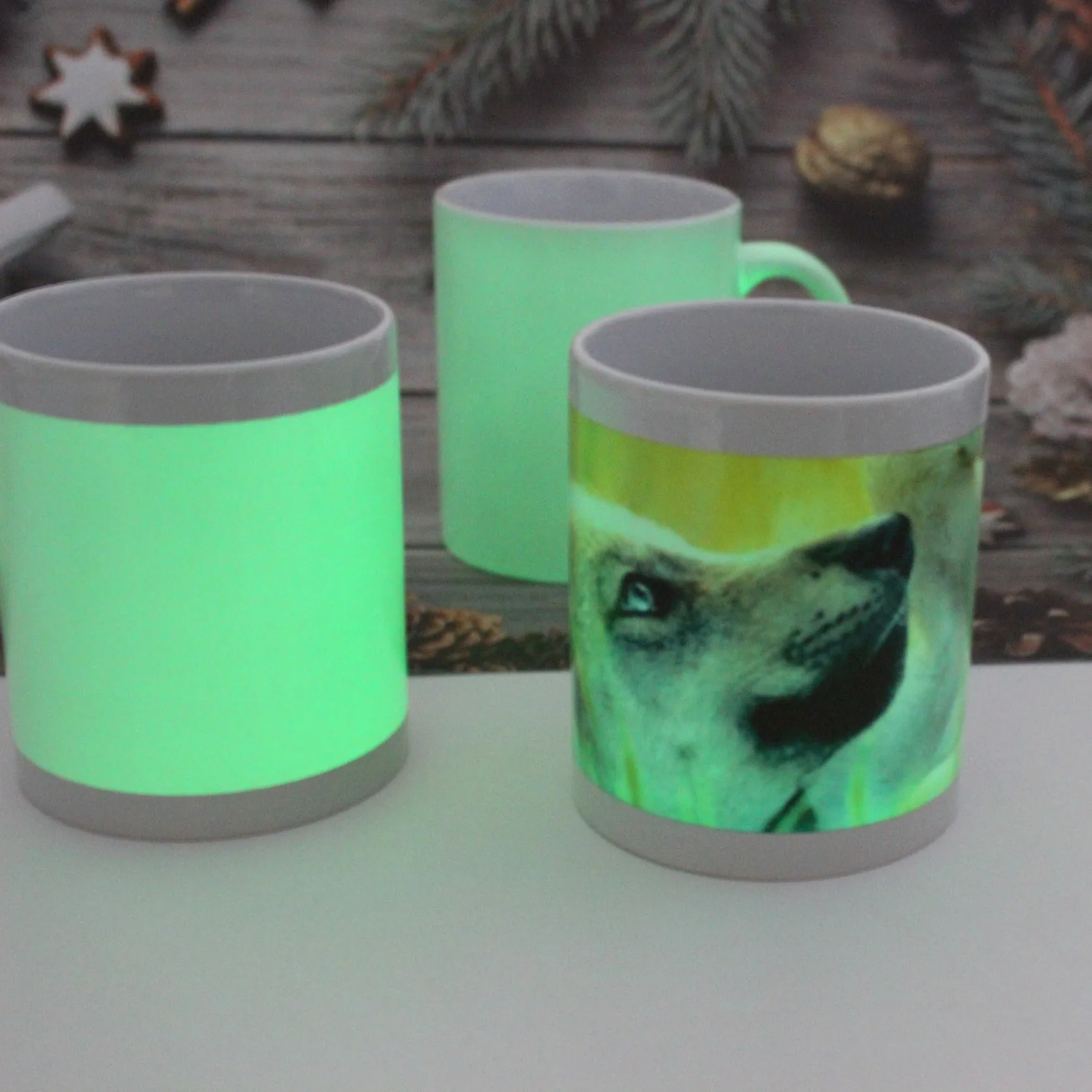 Ceramic night light cup
