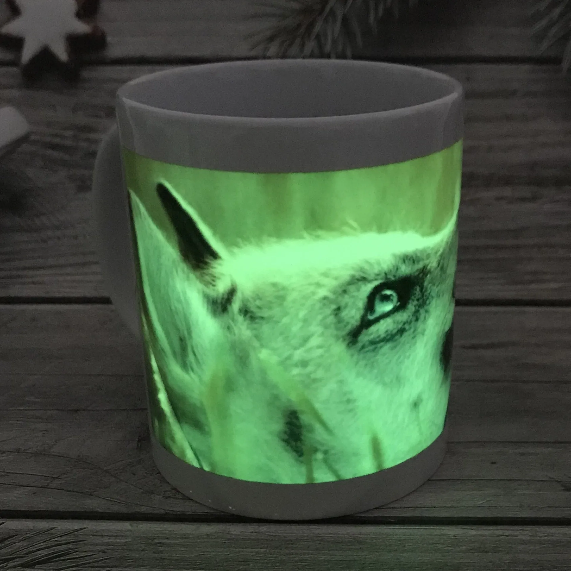 Ceramic night light cup